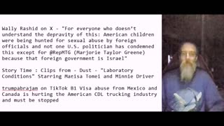 Israeli government official arrested in Child Predator sting, B1 visa abuse from Mexico and Canada