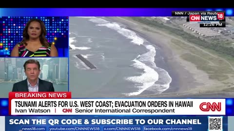 LIVE: Massive Earthquake Triggers Tsunami Alert in Hawaii, Japan, Russia | Evacuation Begins- N18L