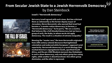 From Secular Jewish State to a Jewish Herrenvolk Democracy