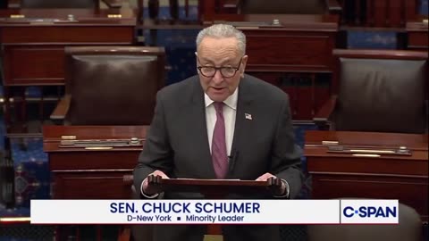 Chuck Schumer is LOSING HIS MIND on the Senate floor
