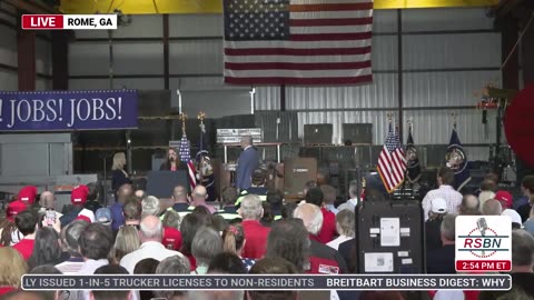 WATCH: Coosa Steel Factory Event Kicks off with National Anthem, Prayer, and More - 02/19/26