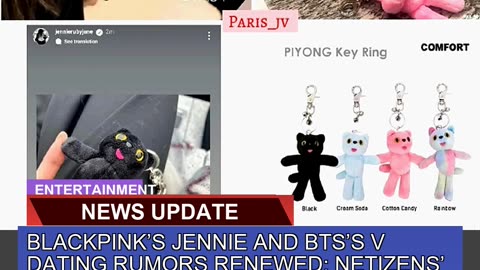 Blackpinks Jennie and Btss V Dating Rumors Renew