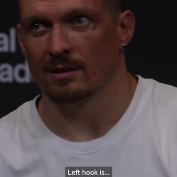 "It's a Ukrainian name." 😅 Oleksandr Usyk has a nickname for his knockout punch