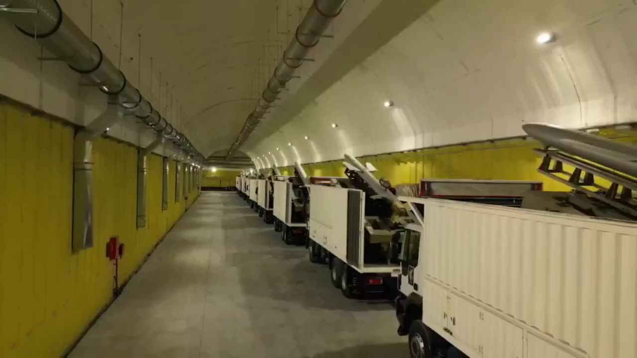 Iran unveils new underground missile city.