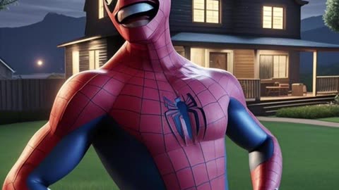 Spiderman magic with captain