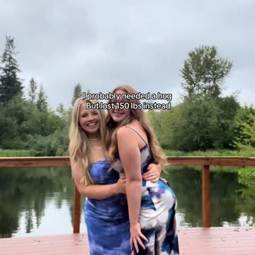 An amazing weight loss transformation