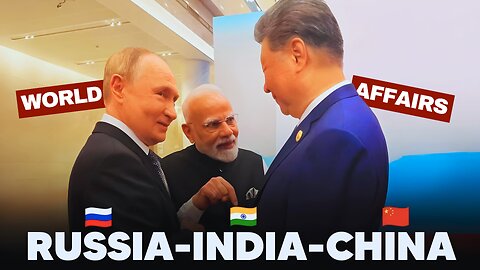 PM Modi, President Putin, President Jinping at the SCO Summit in Tianjin, China