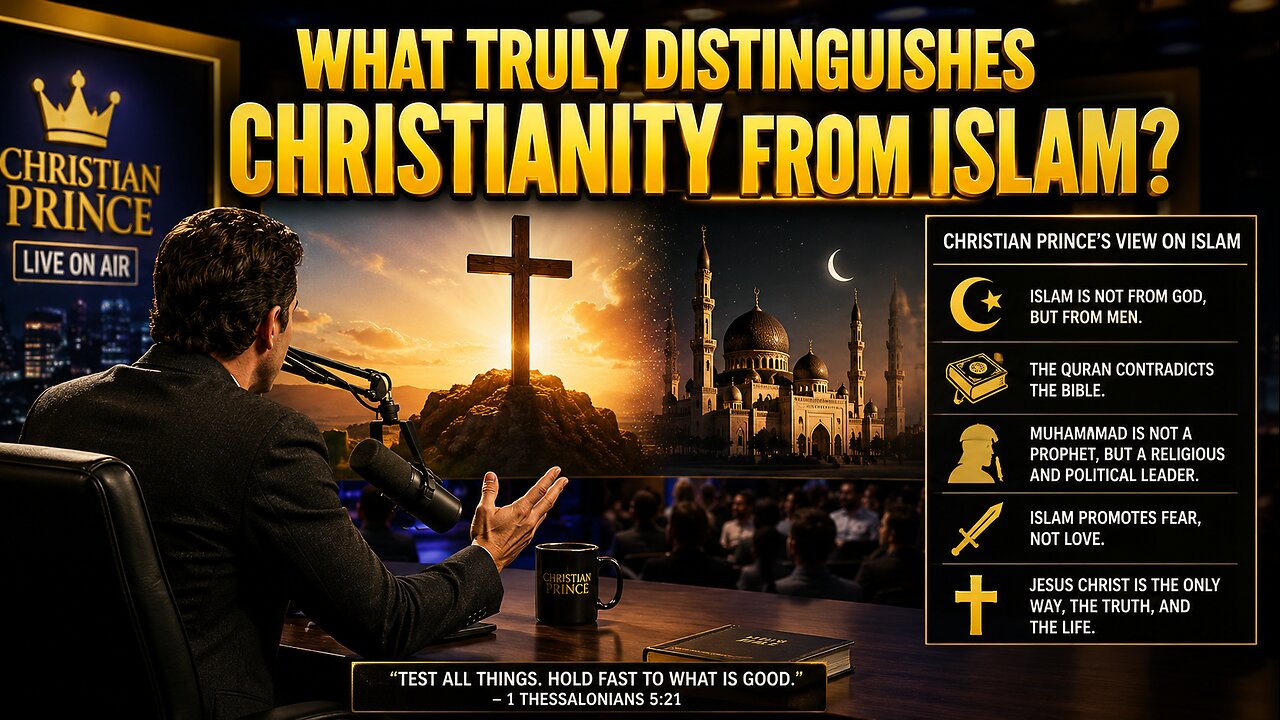 What truly distinguishes Christianity from Islam?