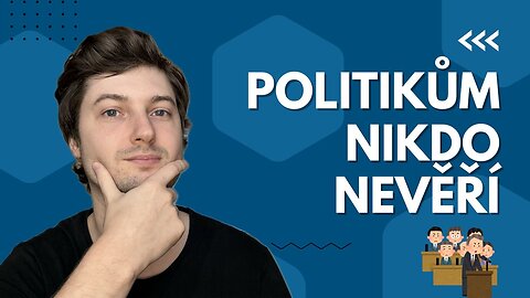 V politice chybí kvalitní lidé. Proč jim už nikdo nevěří?