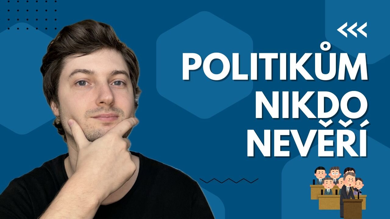 V politice chybí kvalitní lidé. Proč jim už nikdo nevěří?