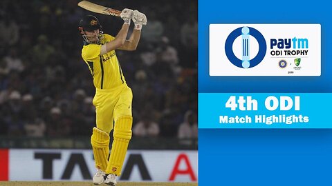 India vs Australia 4th ODI 2019 - Full Match Highlights