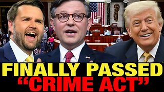 🔥 Breaking: HOUSE PASSES NEW "CRIME ACT" BILL DEMOCRATS CHARGED ARRESTED! Trump Charlie Kirk Trial