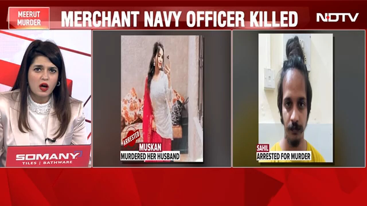 India murder case: marchant navy officer killd by wife, lover body sealed in drum with cement