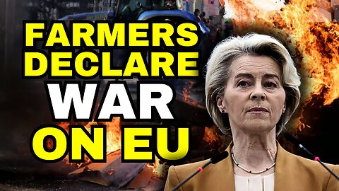 Brussels Under Siege FARMERS Declare ALL OUT WAR on EU Trade Deal!
