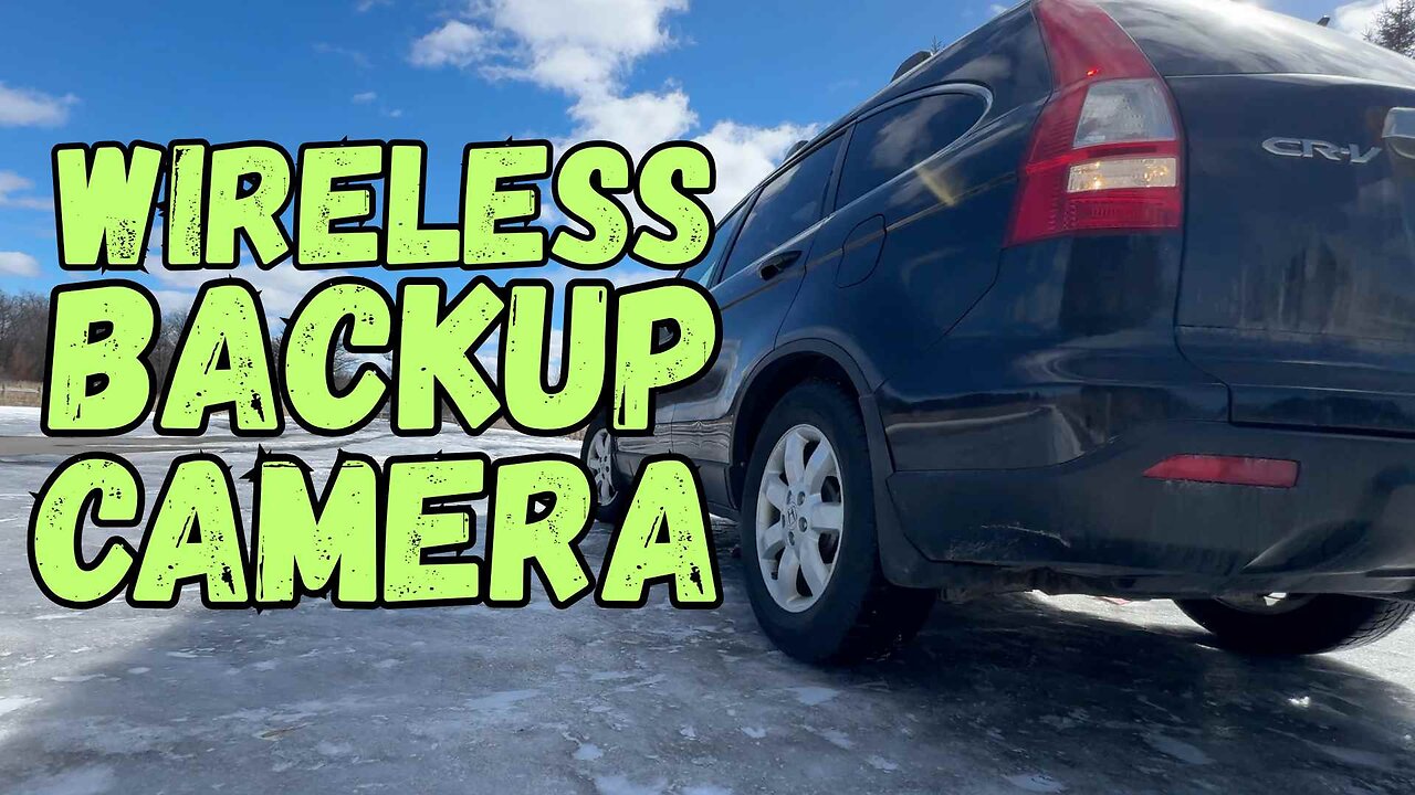 Easy to install wireless SOLAR backup camera