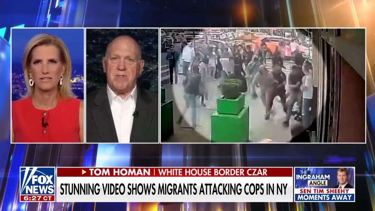 ‘WE’RE COMING’: Tom Homan sends a message to suspected migrants in NYC attack