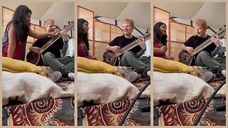 Ed Sheeran Learns the Sitar for the First Time! | Special Teacher Megha Rawoot