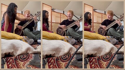 Ed Sheeran Learns the Sitar for the First Time! | Special Teacher Megha Rawoot