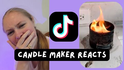 Professional Candle Maker Reacts to CRAZY TikToks + Face Reveal!