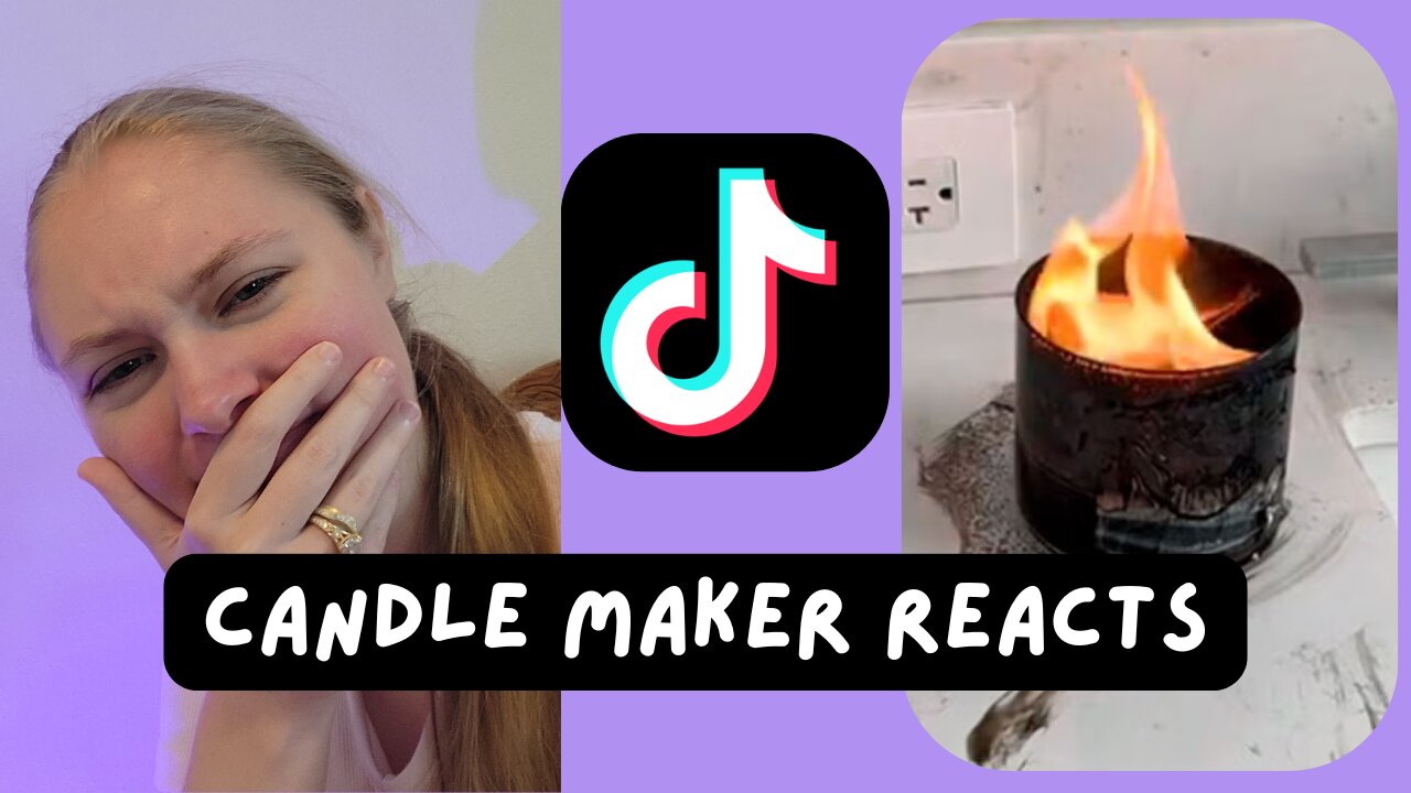 Professional Candle Maker Reacts to CRAZY TikToks + Face Reveal!