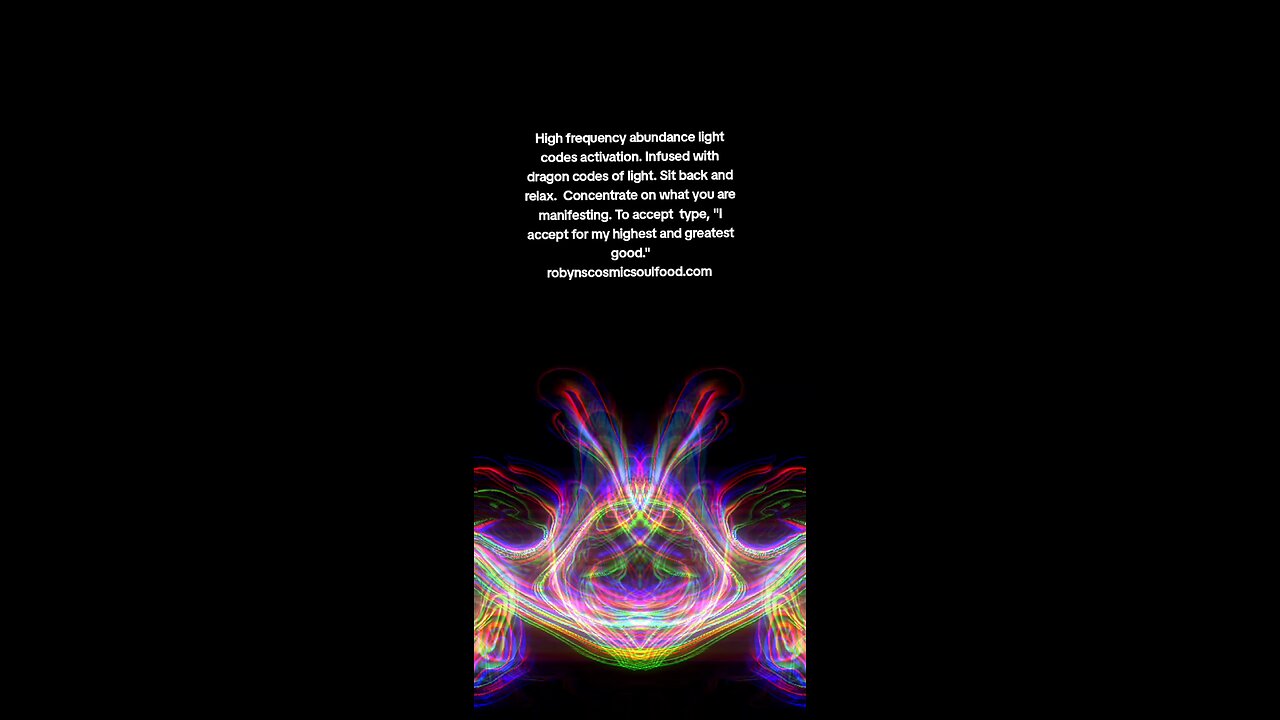 High frequency abundance dragon codes of light.
