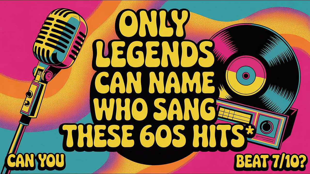 60s Music Quiz – Can You Name Them All?