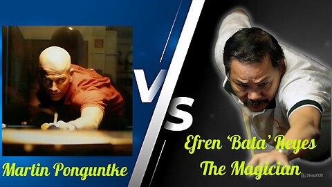 Efren Bata Reyes vs Martin Poguntke | Europe Tour 2015 | Money Game 