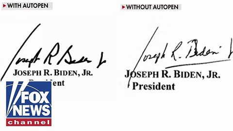 GOP leader reveals 'unprecedented' detail in Biden autopen investigation