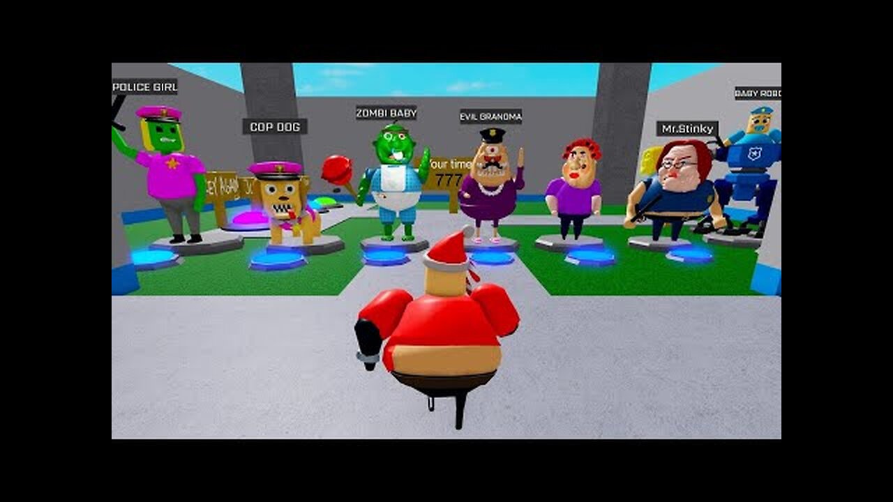 🍪I BECOME EVERYONE in POLICE GIRL PRISON RUN! BETTY GRANDMA, EVIL NURSERY FULL GAME (#Roblox)