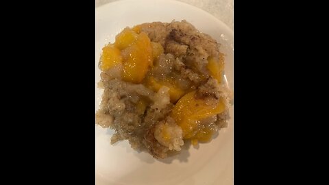 Summertime Peach Cobbler