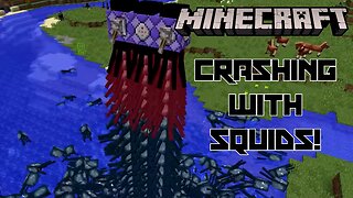 Minecraft: SPAWNING SQUIDS UNTIL MINECRAFT CRASHES