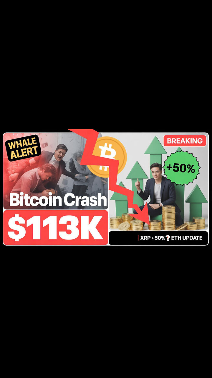 BREAKING: Bitcoin CRASH $113K - XRP EXPLODES - Crypto Market Emergency
