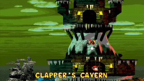 DONKEY KONG COUNTRY 2™ : DIDDY'S KONG QUEST™ / ACT 6. K. ROOL'S KEEP / A6#4. CLAPPER'S CAVERN! DK