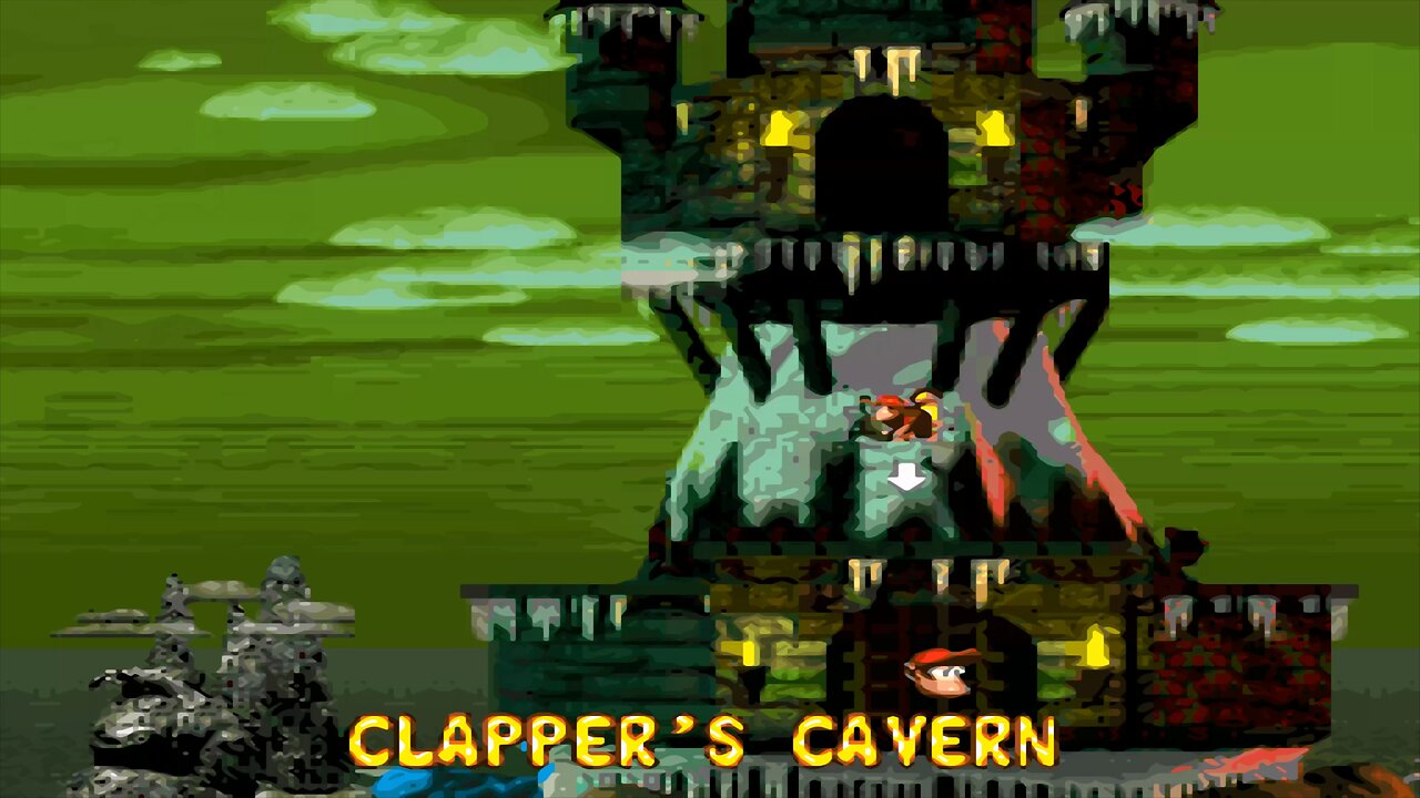 DONKEY KONG COUNTRY 2™ : DIDDY'S KONG QUEST™ / ACT 6. K. ROOL'S KEEP / A6#4. CLAPPER'S CAVERN! DK