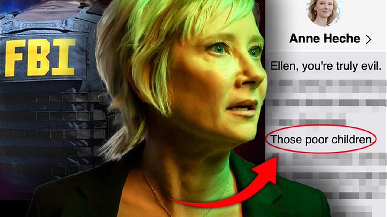 Leaked Anne Heche Child Trafficking Movie Proves Ellen Was Plotting to Kill Her