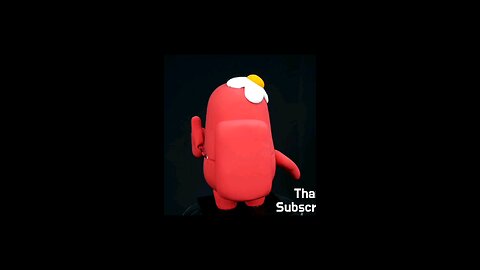 [Fall Guys Season4] Making Fall Guys x Among Us Collab Skin with clay _ Clay Art