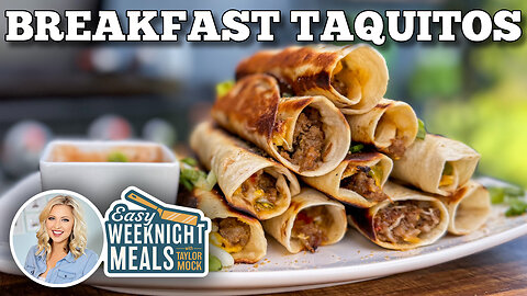 Breakfast Taquitos on the Blackstone Griddle