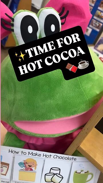 ☕️🍫HOT COCOA☕️🍫PRESCHOOL FUN, DRAMATIC PLAY ACTIVITY ☕️🍫