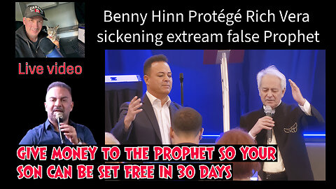 😡 Benny Hinn Protégé Rich Vera is a sickening extream false Prophet