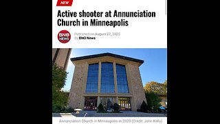 🚨BREAKING: Active Shooter at Annunciation Catholic School in Minneapolis, Minnesota.