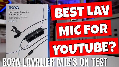 Boya BY M1 Pro II MK2 vs M1S vs M1 Pro Which Lavalier Mic Is Best For YouTube?