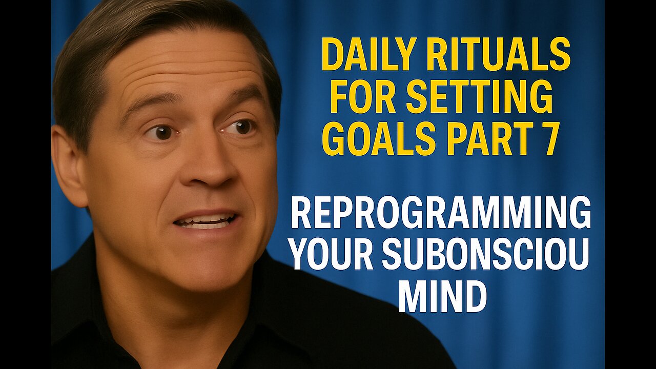 Daily Rituals For Setting Goals Part 7 | Reprogramming Your Subconscious Mind #SubconcsiousMind