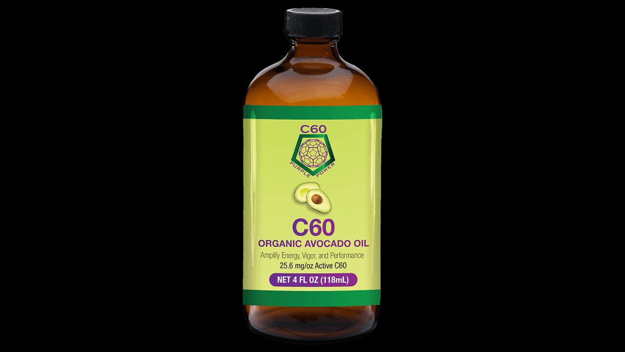 C60 in Organic Avocado Oil (4oz)