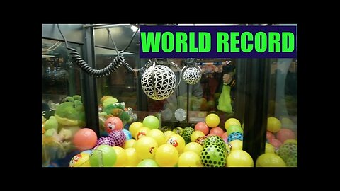 20 CLAW MACHINE WINS IN A ROW WORLD RECORD