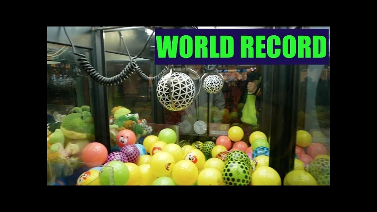 20 CLAW MACHINE WINS IN A ROW WORLD RECORD