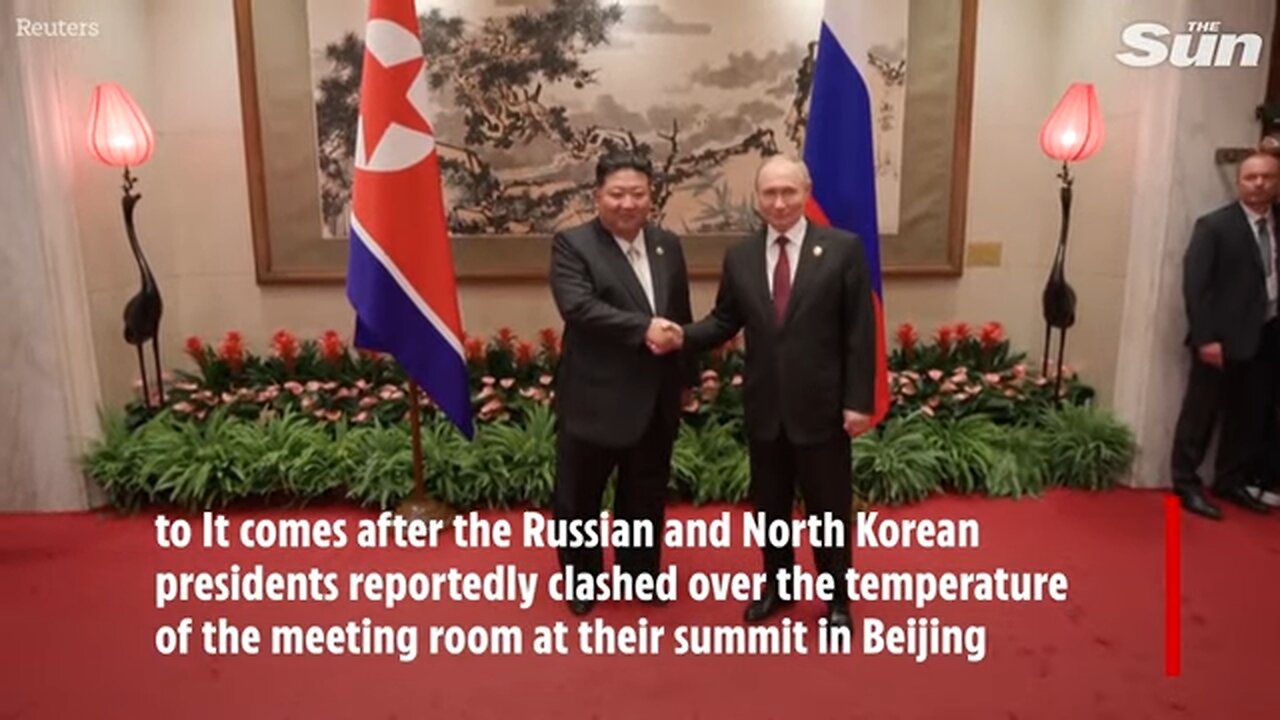 Putin & Kim’s shady henchmen seen in shoving match at Beijing summit