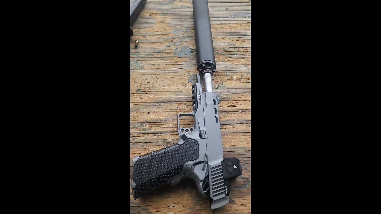 9mm Platypus with Griffin Armament Resistence 45 Suppressor