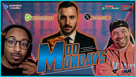 🔵 Mod Mondays Ep 65 | The Italian CEO on Rumble | Business, Pizza & Streaming