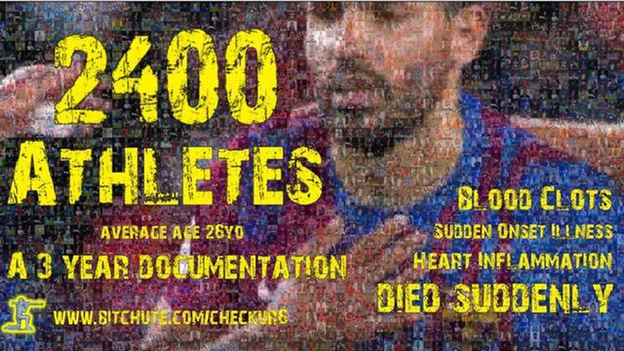 DIED SUDDENLY: 2,400 Athletes - 3 Years of Collapsing (2021-2024) - checkur6