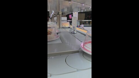 My first conveyor belt sushi!